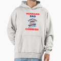 Husband Dad Fantasy Football Commish Hoodie - Novelty Apparel Unisex - T-Shirt, Sweatshirt, Hoodie
