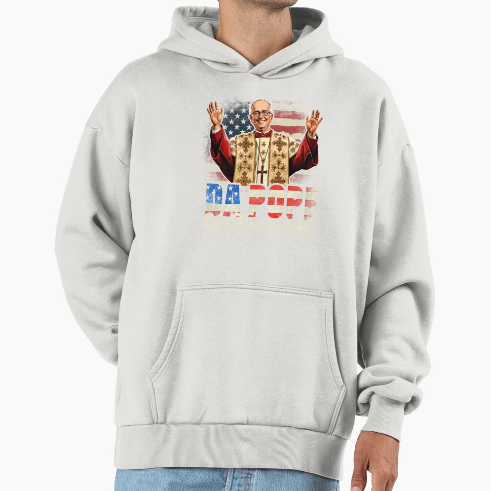 Da Pope Leo Hoodie - Streetwear Style Unisex - T-Shirt, Sweatshirt, Hoodie