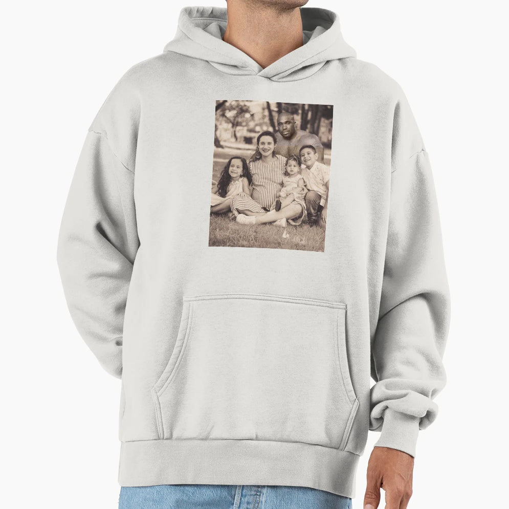 Barry Wood Family Photo Hoodie - Streetwear Style Men Women - T-Shirt, Sweatshirt, Hoodie