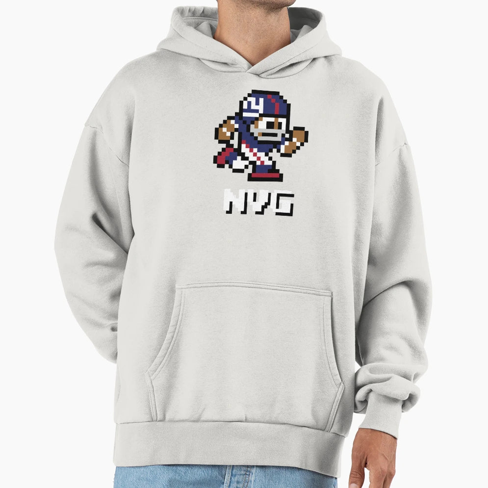 New York Giants Tecmo Super Bowl Football Hoodie - Graphic Print Men Women - T-Shirt, Sweatshirt, Hoodie