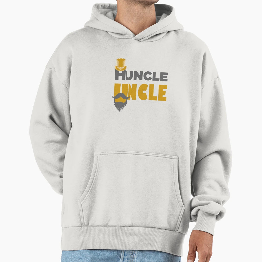 Huncle Uncle Hoodie - Minimalist Print Men Women - T-Shirt, Sweatshirt, Hoodie