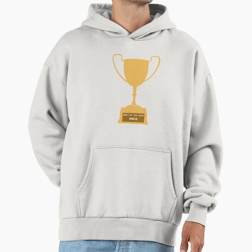 Best Year Uncle Hoodie - Minimalist Print Unisex - T-Shirt, Sweatshirt, Hoodie