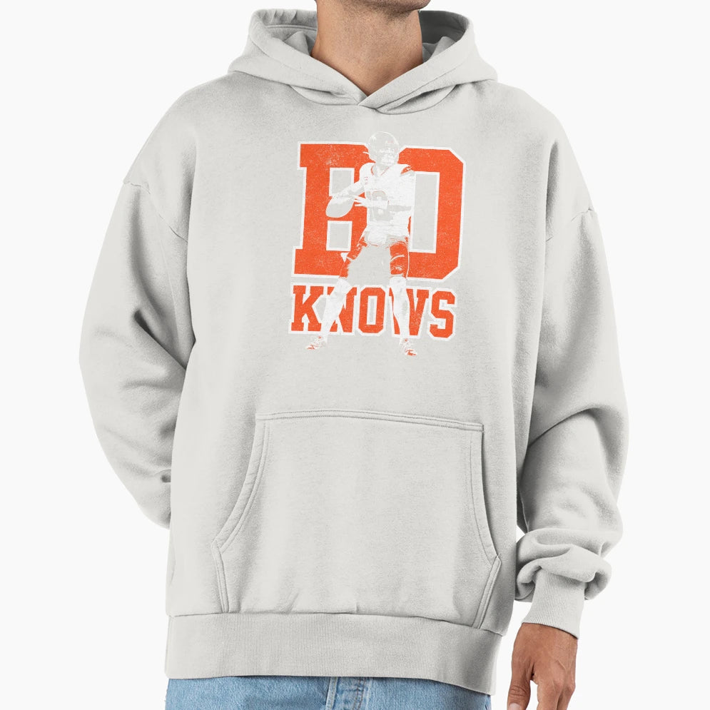 Bo Knows Bo Nix Hoodie - Unique Graphic for Adults - T-Shirt, Sweatshirt, Hoodie