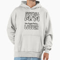 Football Mom Like Regular Mom But Louder Hoodie - Aesthetic Graphic Unisex - T-Shirt, Sweatshirt, Hoodie
