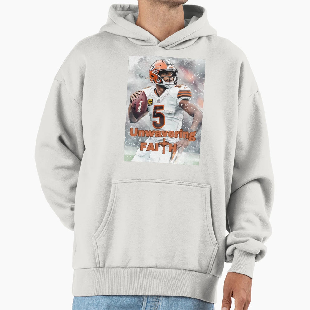 Cleveland Browns Unwavering Faith Hoodie - Unique Graphic for Adults - T-Shirt, Sweatshirt, Hoodie