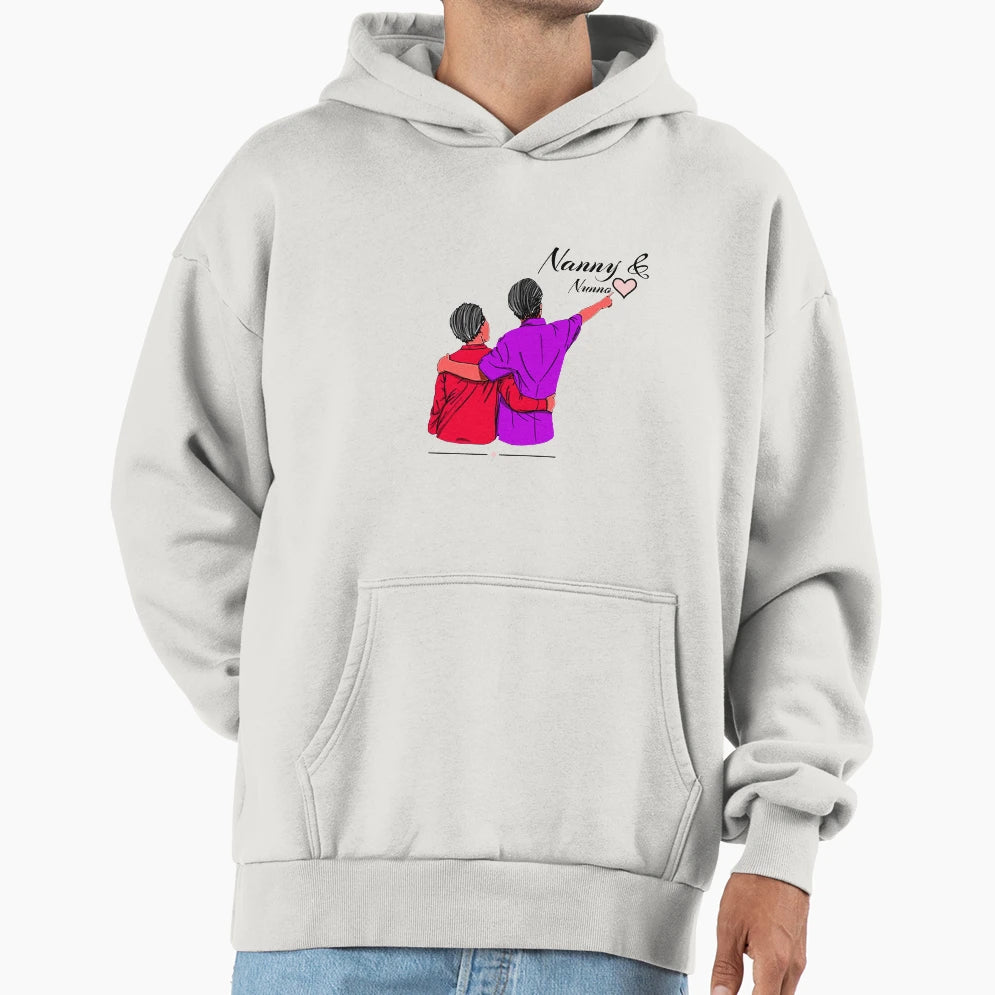 Nanny Nunno Hoodie - Graphic Print Men Women - T-Shirt, Sweatshirt, Hoodie