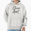 Cheer Aunt Cheerleading Hoodie - Trendy Graphic Men Women - T-Shirt, Sweatshirt, Hoodie