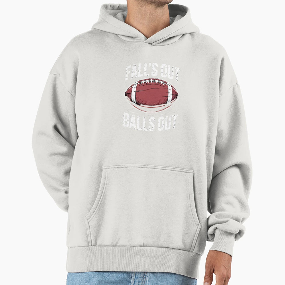 Womens Falls Out Ball Out American Hoodie - Minimalist Print Men Women - T-Shirt, Sweatshirt, Hoodie