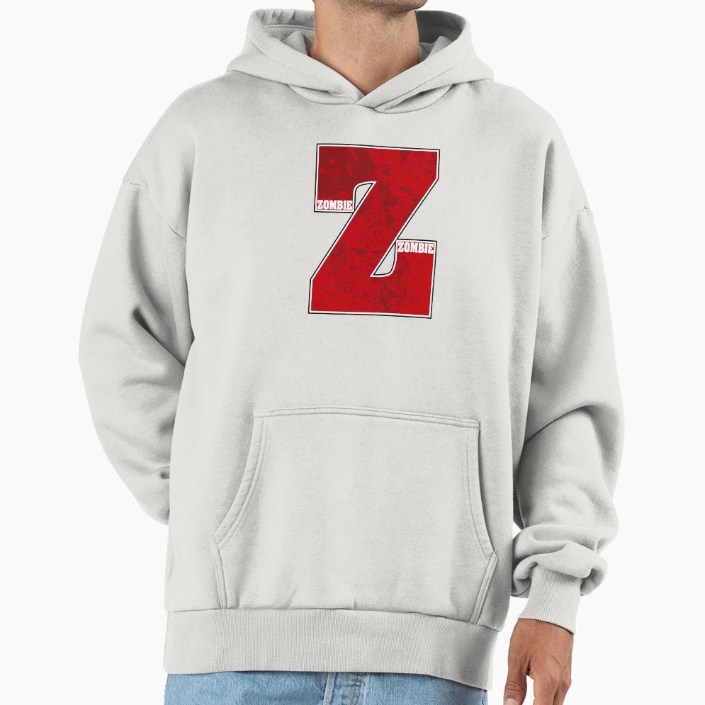 Letter Z Zombie Dead Horror Hoodie - Custom Art Print Unisex - T-Shirt, Sweatshirt, Hoodie
