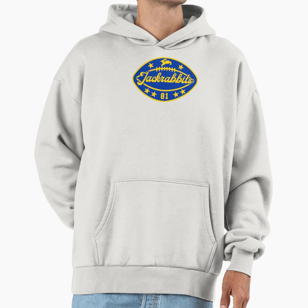 Jackrabbits Football Hoodie - Custom Art Print for Adults - T-Shirt, Sweatshirt, Hoodie
