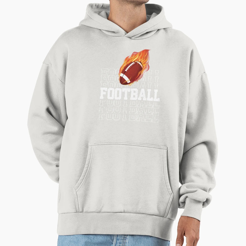 Game Day Football Love Football Hoodie - Custom Art Print Men Women - T-Shirt, Sweatshirt, Hoodie