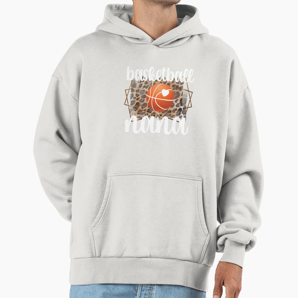 Basketball Nana Grandma Basketball Player Hoodie - Aesthetic Graphic Unisex - T-Shirt, Sweatshirt, Hoodie