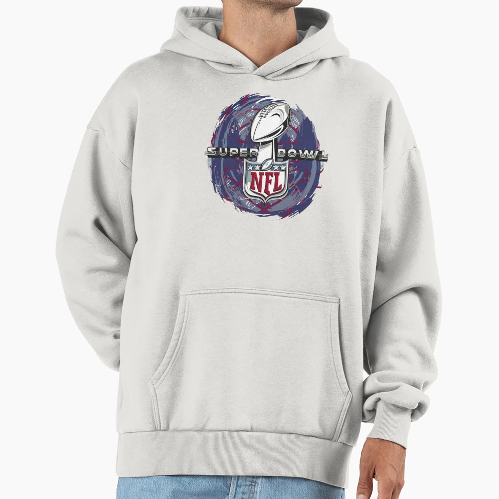 Super Bowl Showdown Hoodie - Unique Graphic for Adults - T-Shirt, Sweatshirt, Hoodie