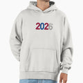 2026 Sparkle Jewel Year 2026 Tricolor Hoodie - Streetwear Style Men Women - T-Shirt, Sweatshirt, Hoodie
