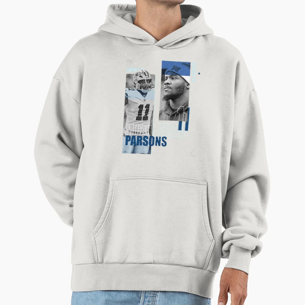 Touchdown Linebacker Player 11 Defensive Hoodie - Trendy Graphic for Adults - T-Shirt, Sweatshirt, Hoodie