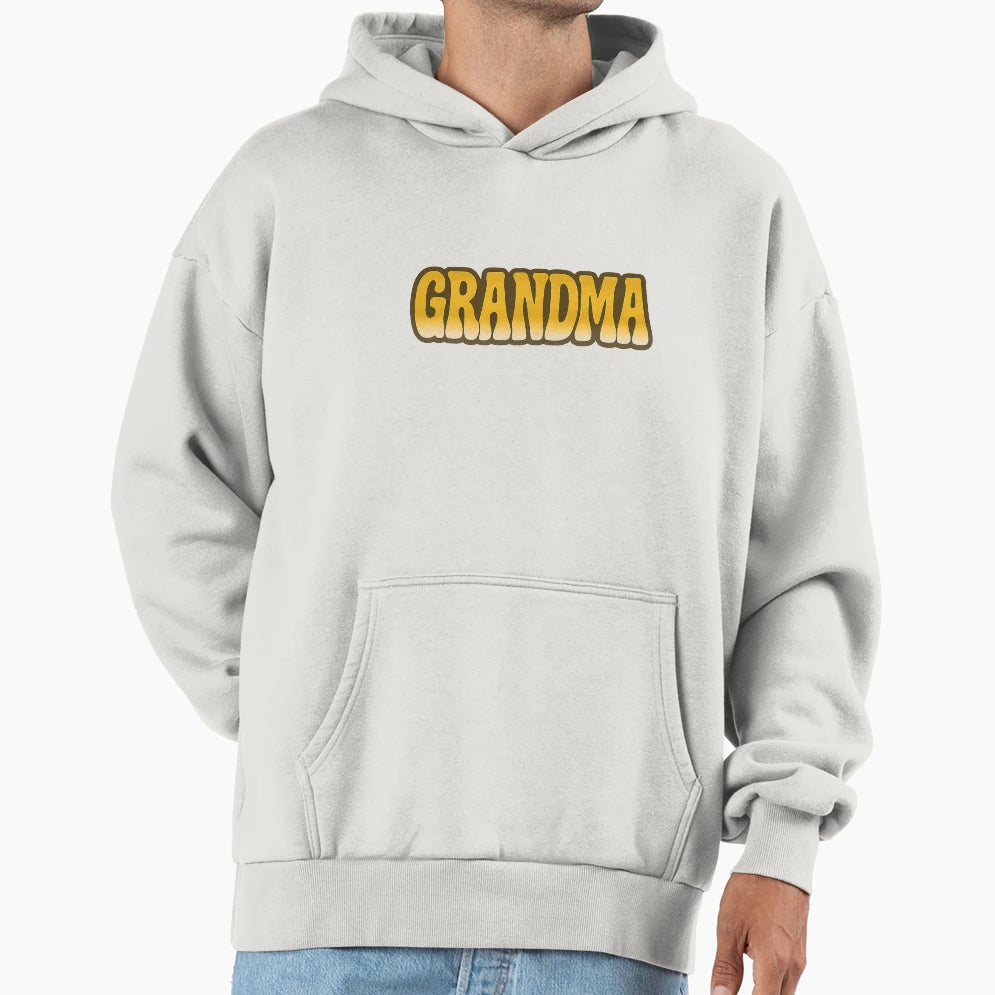 Groovy Grandma Hoodie - Unique Graphic Men Women - T-Shirt, Sweatshirt, Hoodie