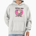 Football Mom Like Normal Mom Only Much Hoodie - Minimalist Print Men Women - T-Shirt, Sweatshirt, Hoodie