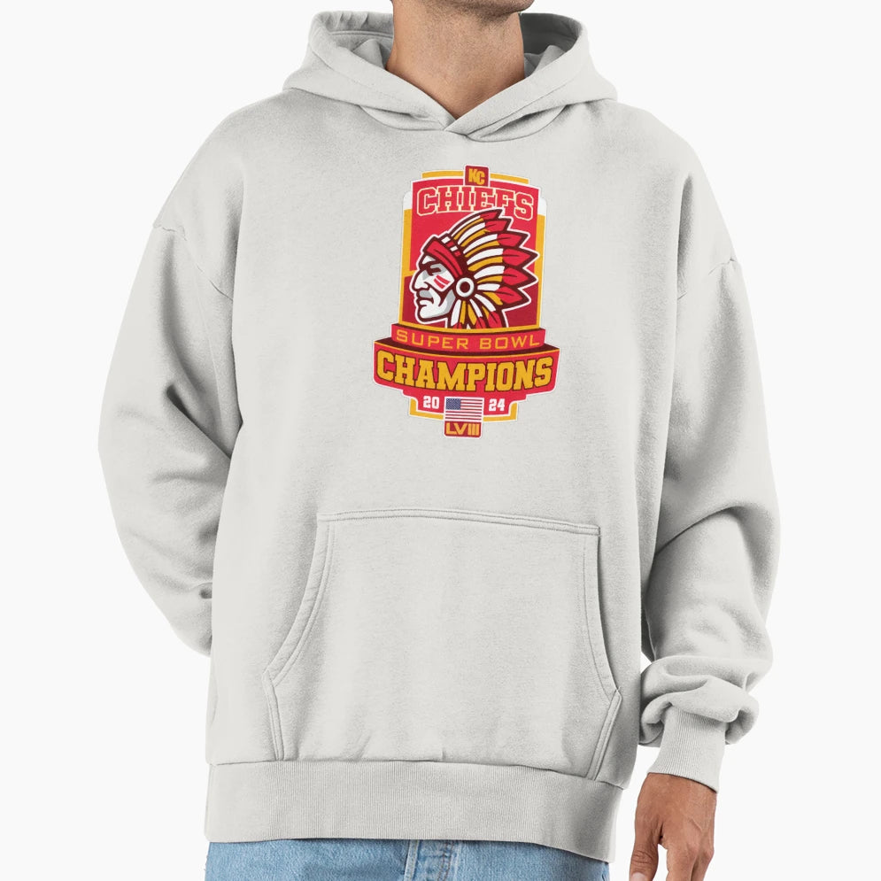 Art Kansas City Chiefs Hoodie - Minimalist Print for Adults - T-Shirt, Sweatshirt, Hoodie