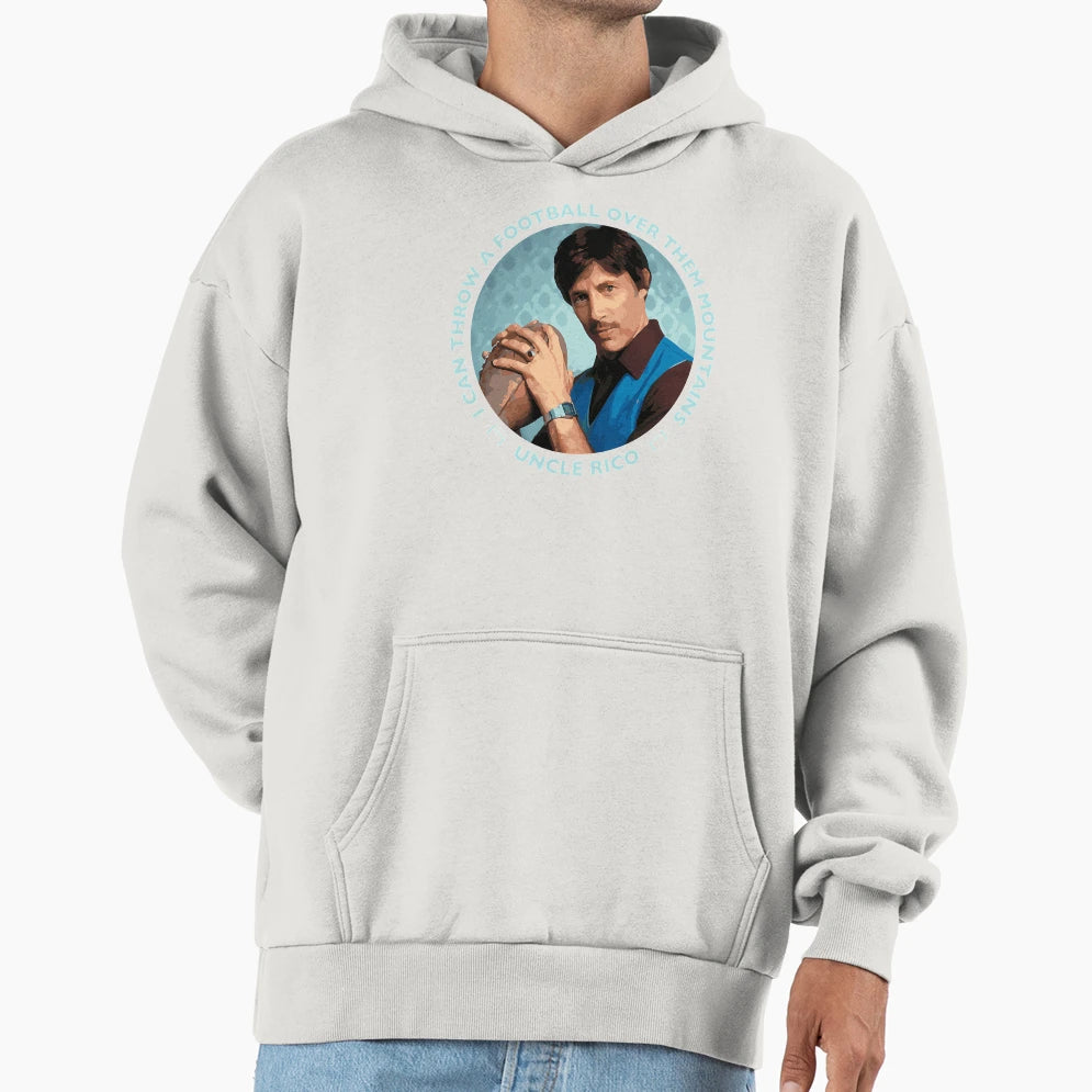 Napoleon Dynamite Uncle Rico Hoodie - Casual Everyday Wear for Adults - T-Shirt, Sweatshirt, Hoodie