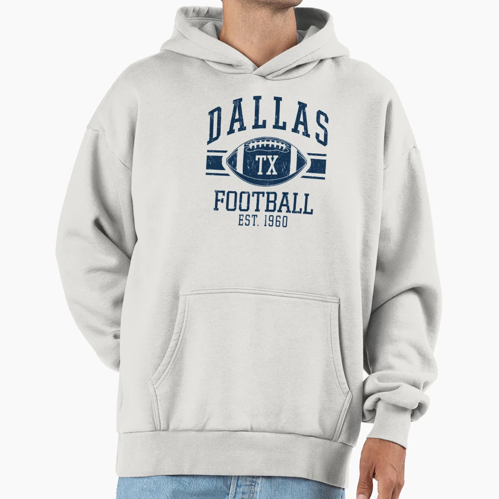Distressed Dallas Cowboys Football Team Hoodie - Graphic Print Unisex - T-Shirt, Sweatshirt, Hoodie