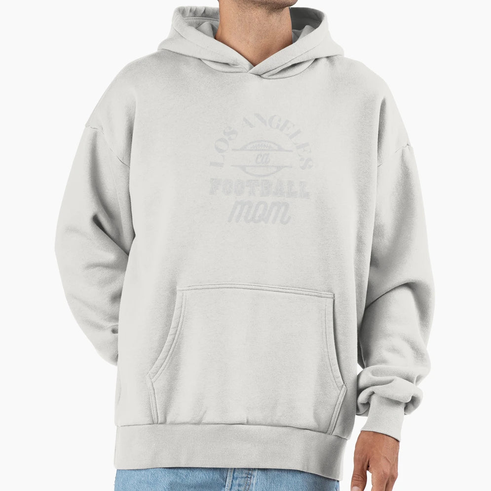Los Angeles Ca Football Mom Hoodie - Casual Everyday Wear Men Women - T-Shirt, Sweatshirt, Hoodie
