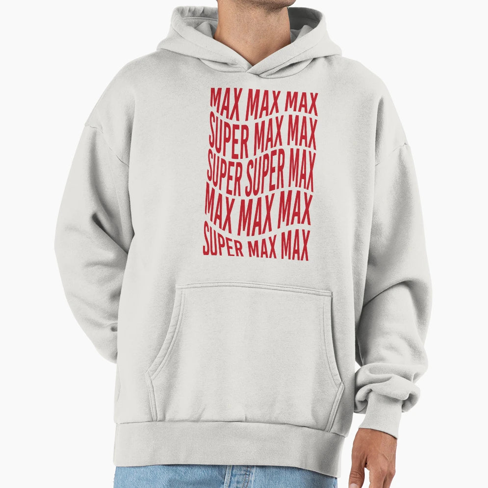 Super Max F1 Hoodie - Novelty Apparel for Adults - T-Shirt, Sweatshirt, Hoodie
