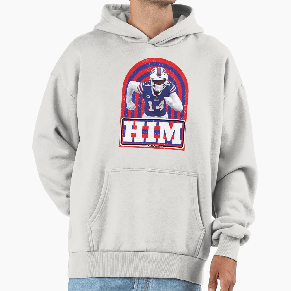 Quarterback Player 14 Wide Receiver Hoodie - Minimalist Print Men Women - T-Shirt, Sweatshirt, Hoodie