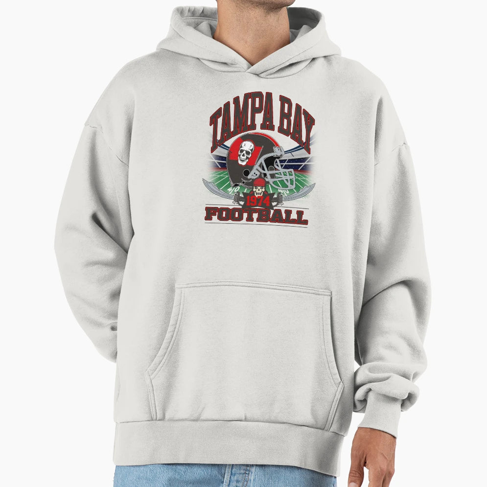 Tampa Bay Football Gridiron Legacy Hoodie - Custom Art Print Men Women - T-Shirt, Sweatshirt, Hoodie