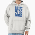 Dallas Soccer 2026 Texas Skyline Hoodie - Aesthetic Graphic Men Women - T-Shirt, Sweatshirt, Hoodie