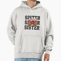 Football Sister Coquette Bow Teen Game Hoodie - Novelty Apparel for Adults - T-Shirt, Sweatshirt, Hoodie