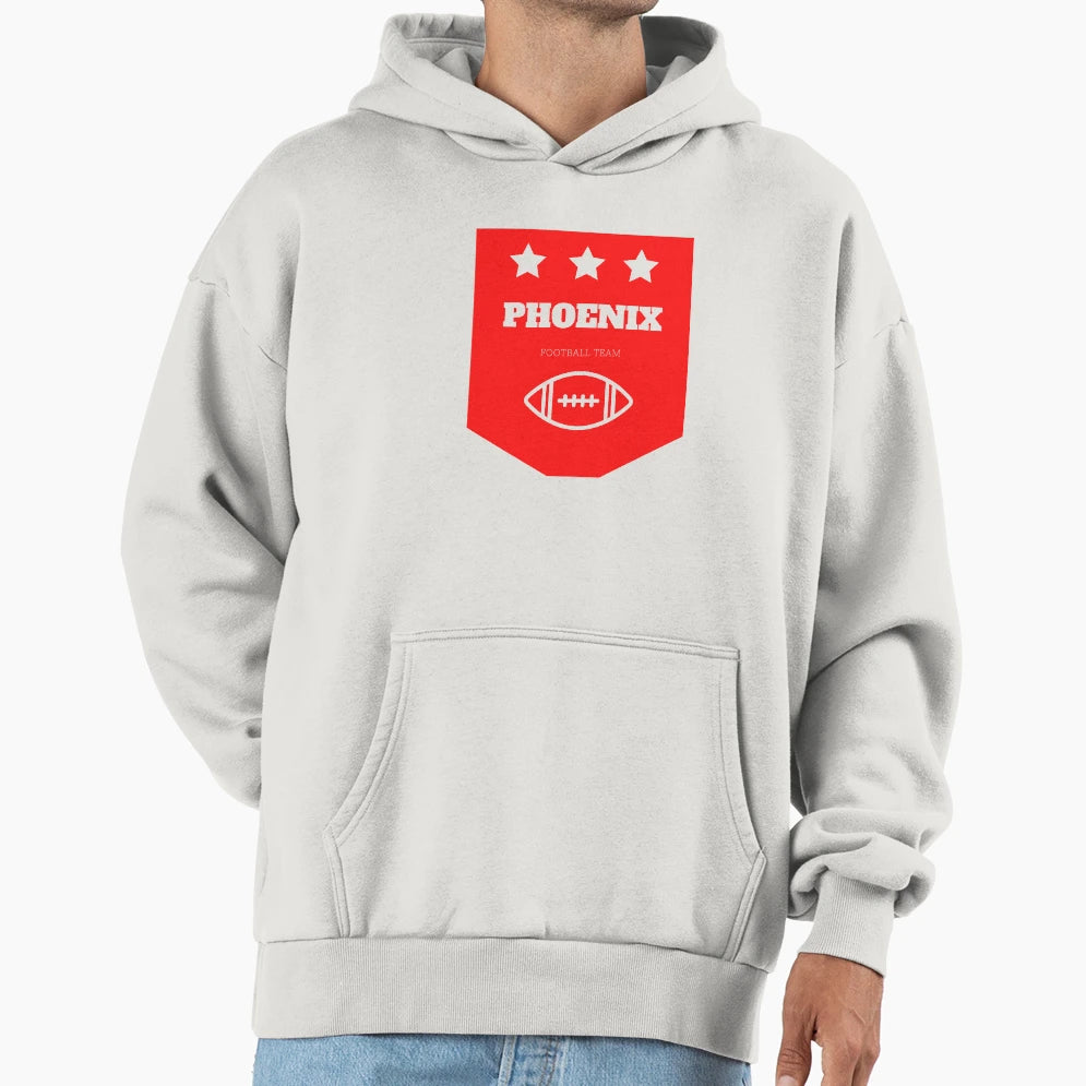Phoenix Football Team Hoodie - Trendy Graphic Men Women - T-Shirt, Sweatshirt, Hoodie