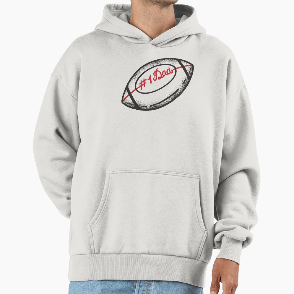 Gridiron Dad American Football Dad Hoodie - Streetwear Style Men Women - T-Shirt, Sweatshirt, Hoodie