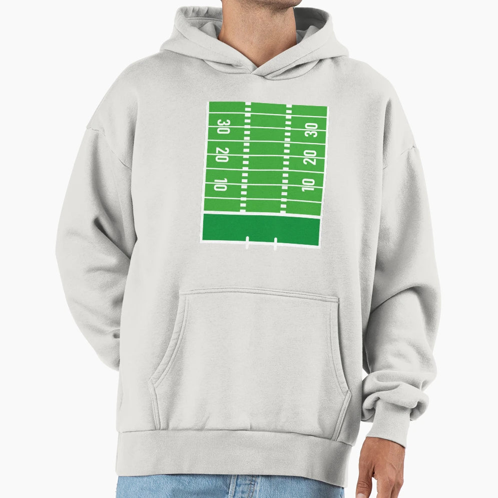 American Football Field Hoodie - Graphic Print Men Women - T-Shirt, Sweatshirt, Hoodie