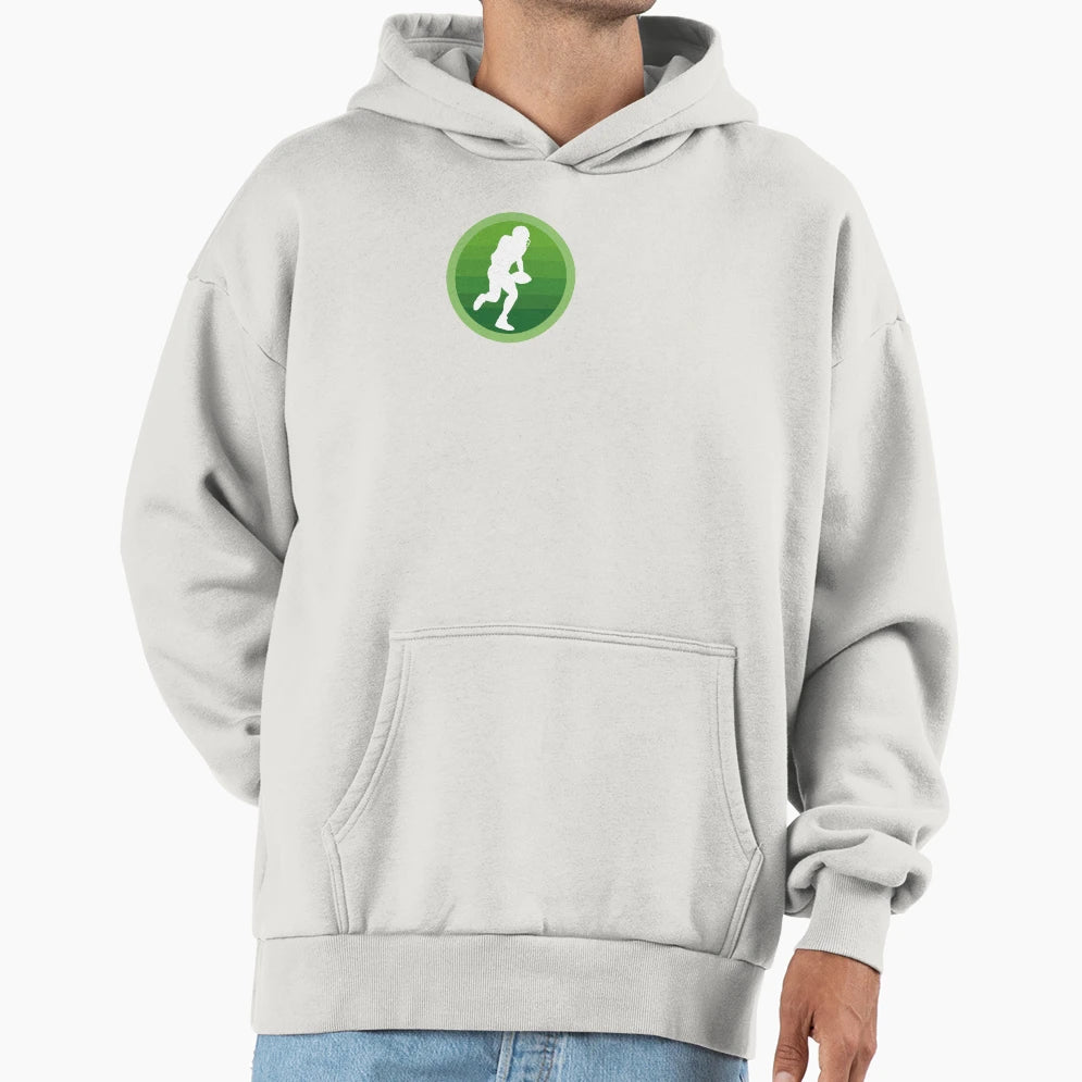 Football Icon Hoodie - Trendy Graphic for Adults - T-Shirt, Sweatshirt, Hoodie