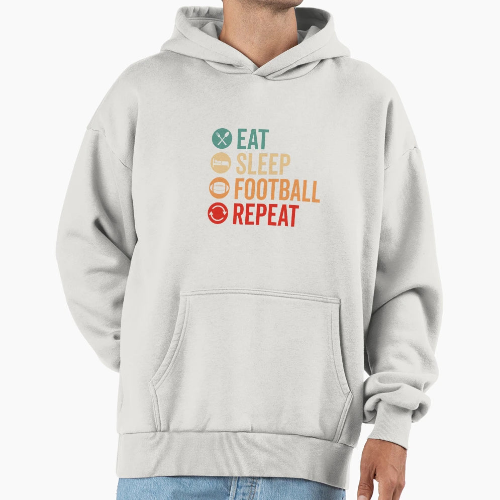 Football Lover American Football Player Hoodie - Trendy Graphic Unisex - T-Shirt, Sweatshirt, Hoodie