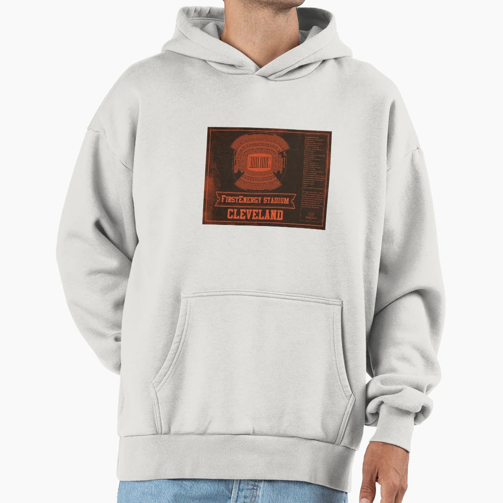 Cleveland Browns Firstenergy Stadium Hoodie - Streetwear Style Unisex - T-Shirt, Sweatshirt, Hoodie