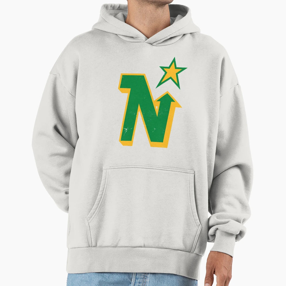 Minnesota North Stars Defunct Team Hoodie - Trendy Graphic for Adults - T-Shirt, Sweatshirt, Hoodie