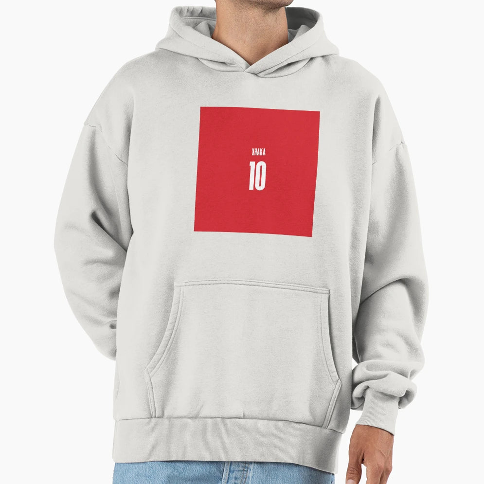 Granit Xhaka Switzerland Hoodie - Unique Graphic Men Women - T-Shirt, Sweatshirt, Hoodie