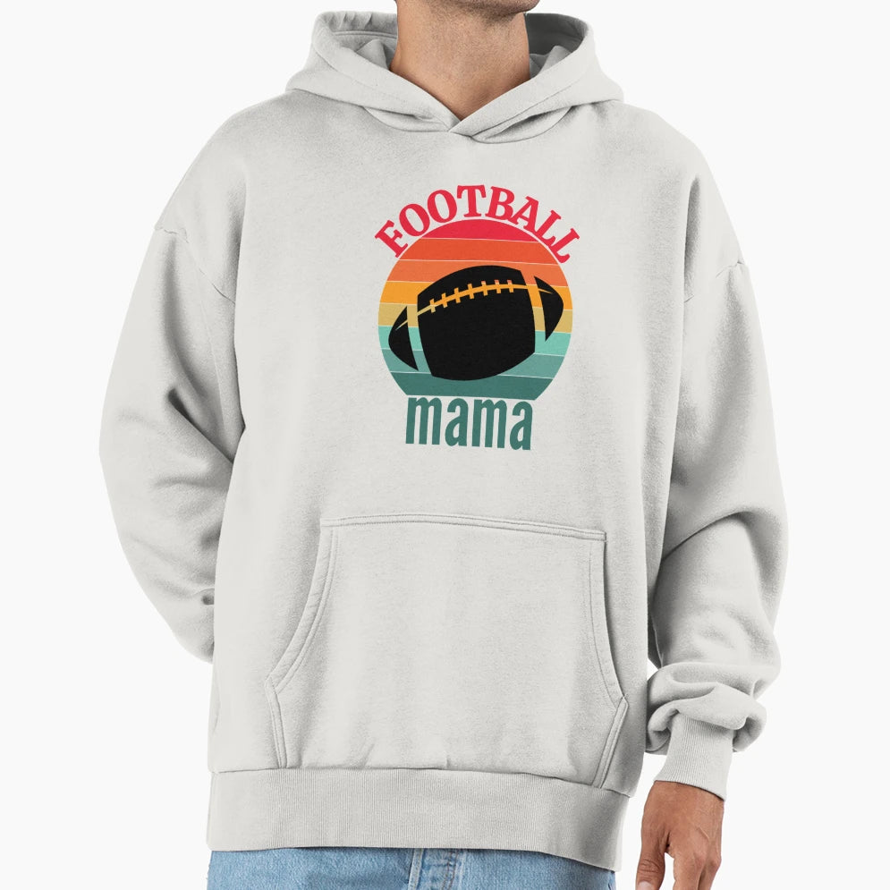 Football Mama T-Shirt - Aesthetic Graphic for Adults - T-Shirt, Sweatshirt, Hoodie