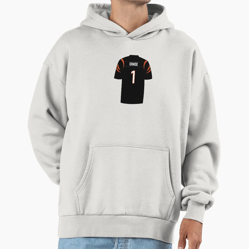 Jamarr Chase Jersey Hoodie - Streetwear Style Men Women - T-Shirt, Sweatshirt, Hoodie