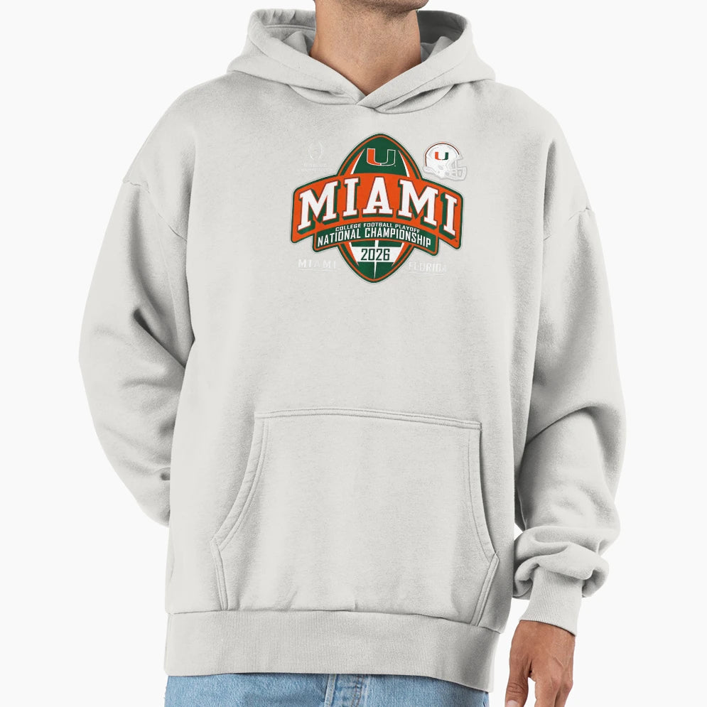 Miami Hurricanes Cfp National Hoodie - Unique Graphic Men Women - T-Shirt, Sweatshirt, Hoodie
