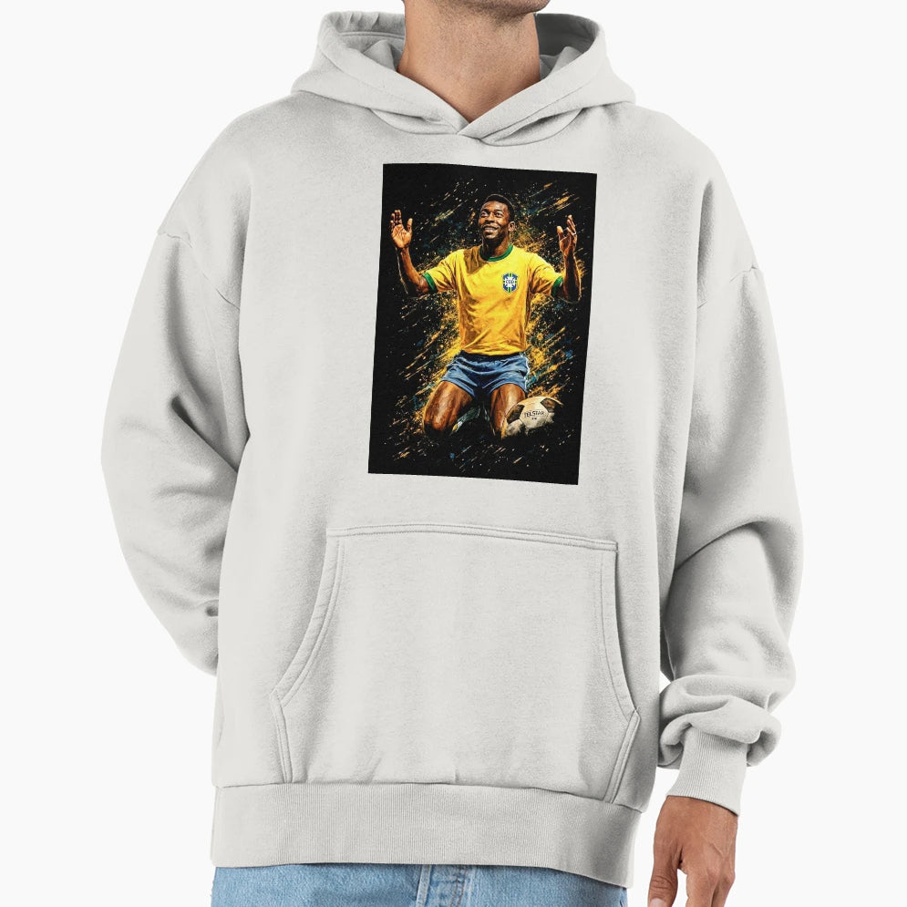 Pel Football Legend Pride Hoodie - Novelty Apparel for Adults - T-Shirt, Sweatshirt, Hoodie