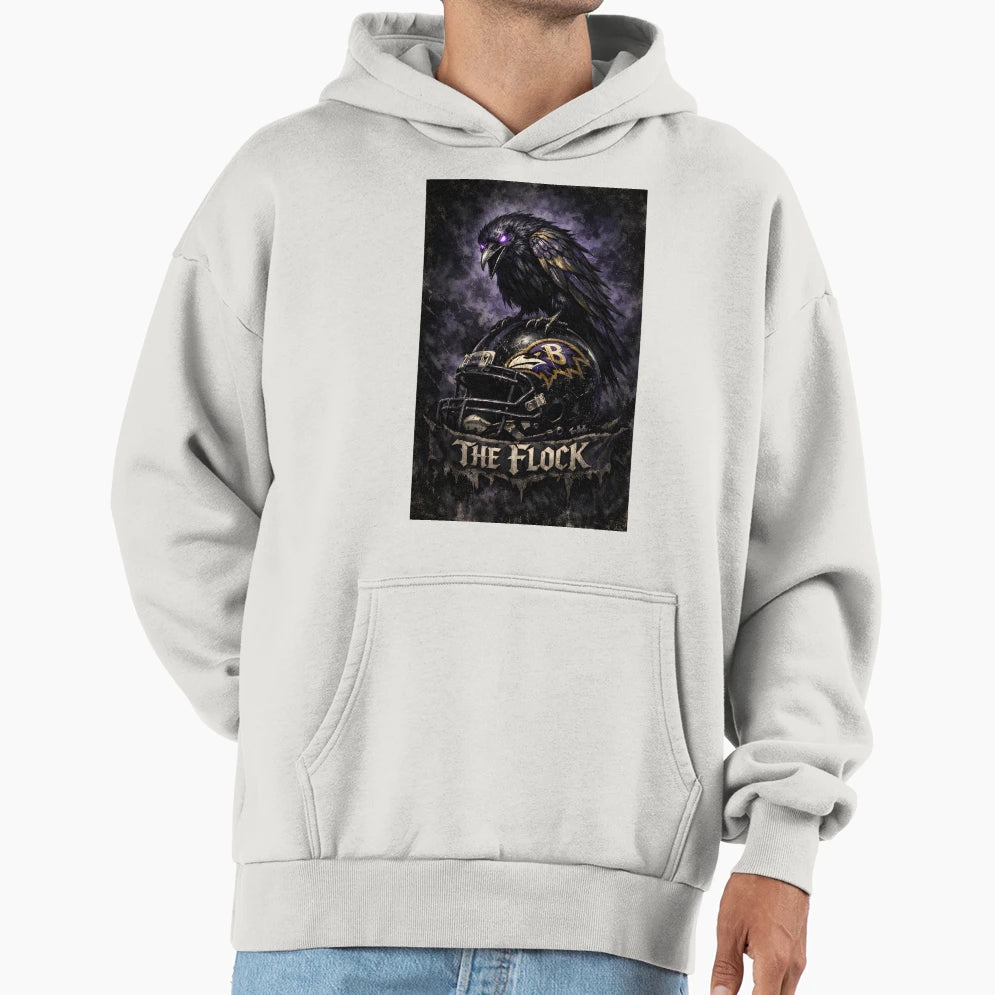 Baltimore Ravens Hoodie - Aesthetic Graphic Unisex - T-Shirt, Sweatshirt, Hoodie