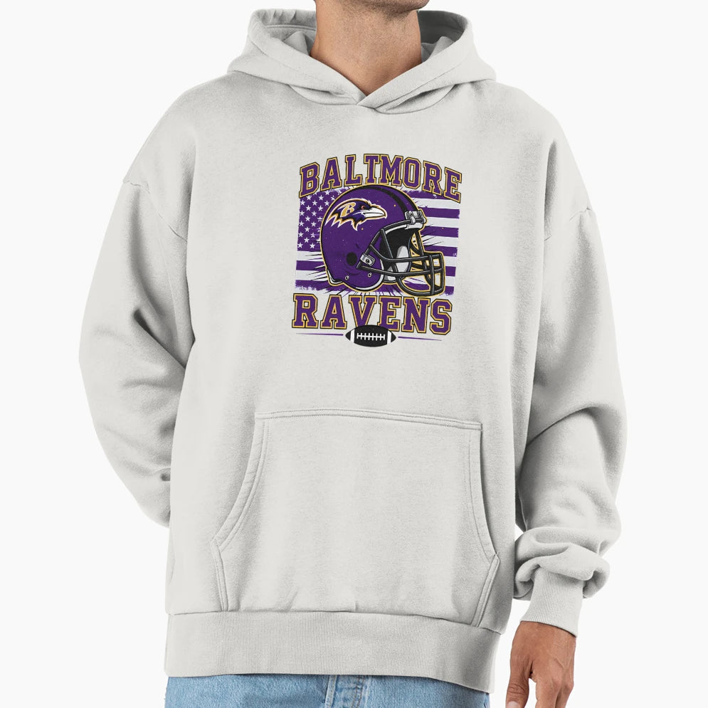 Baltimore Ravens Football Hoodie - Streetwear Style for Adults - T-Shirt, Sweatshirt, Hoodie