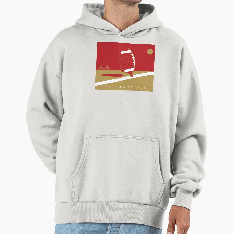 San Francisco Nfl Fan Art Hoodie - Unique Graphic Men Women - T-Shirt, Sweatshirt, Hoodie