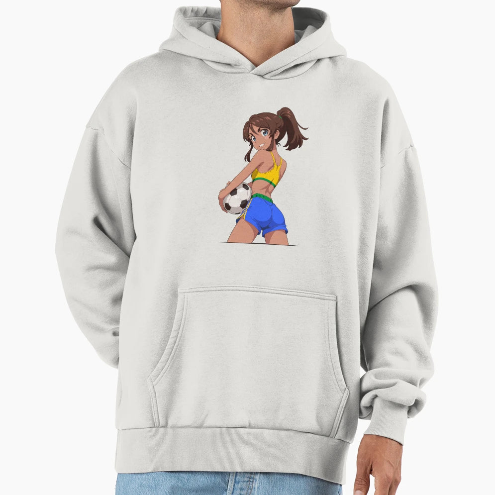 Futbol Brazil 2 Hoodie - Aesthetic Graphic Unisex - T-Shirt, Sweatshirt, Hoodie