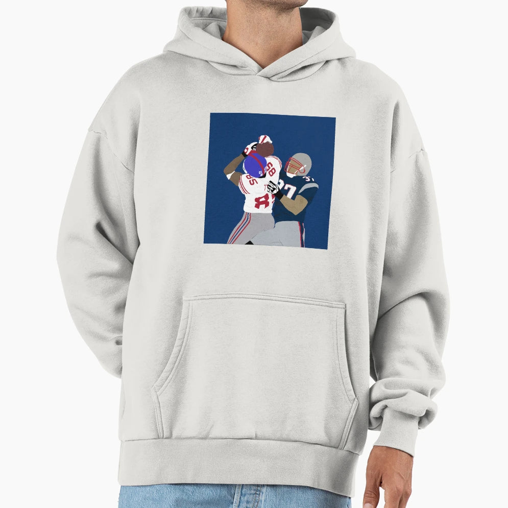 Helmet Catch Hoodie - Minimalist Print Men Women - T-Shirt, Sweatshirt, Hoodie