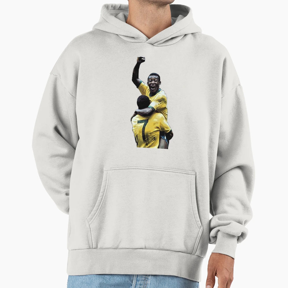 Pele Legend Hoodie - Aesthetic Graphic Unisex - T-Shirt, Sweatshirt, Hoodie