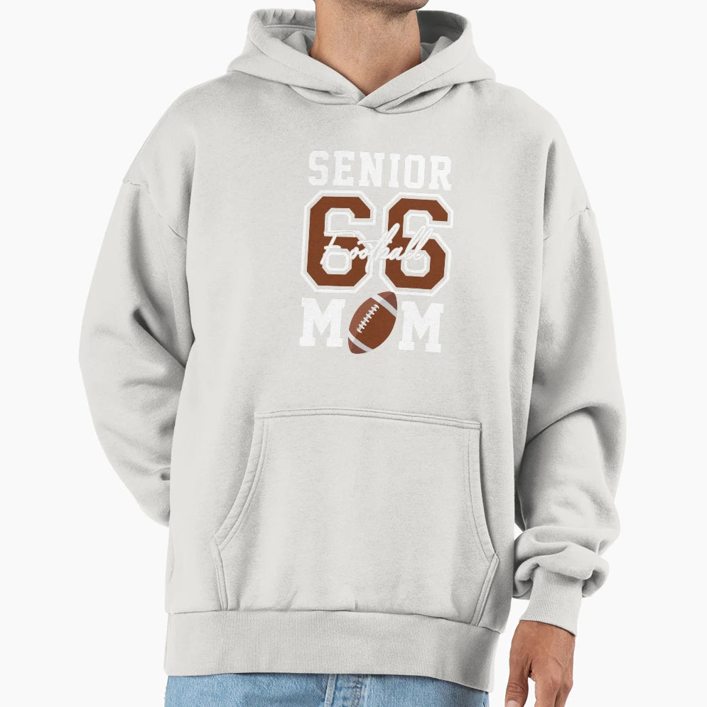 Senior Football Mom 2024 Senior T-Shirt - Casual Everyday Wear for Adults - T-Shirt, Sweatshirt, Hoodie