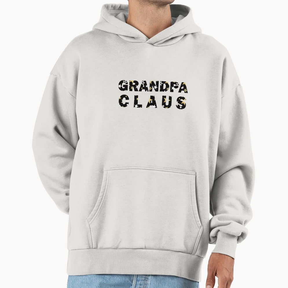 Grandpa Claus Star Love Hoodie - Aesthetic Graphic Men Women - T-Shirt, Sweatshirt, Hoodie
